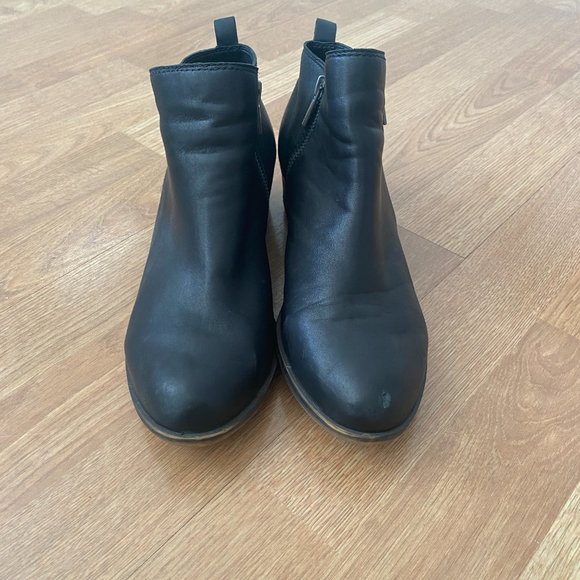 Lucky Brand Women's Basel Leather Booties Black Size 9 - Picture 5 of 8